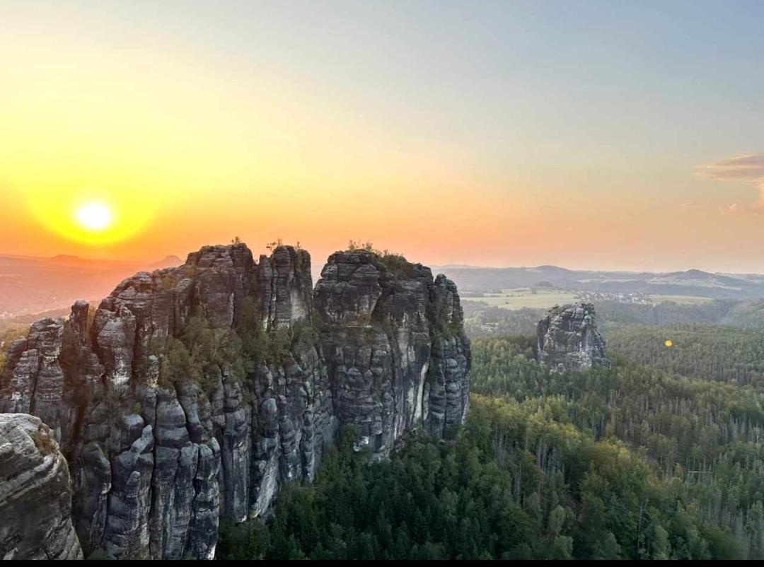 Haus Angermann Apartment Struppen Bagian luar foto